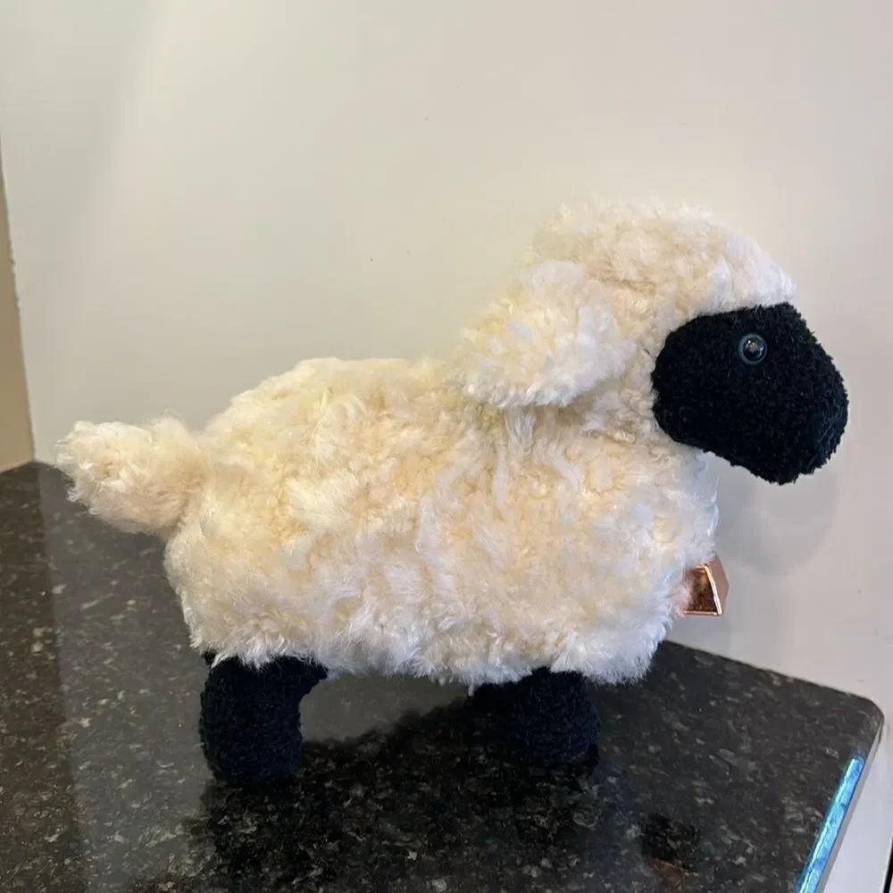 Vintage 1992 GUND Woolie Lamb w/ Ringing Bell Plush Sheep Toy Stuffed Animal 12” - Picture 4 of 11